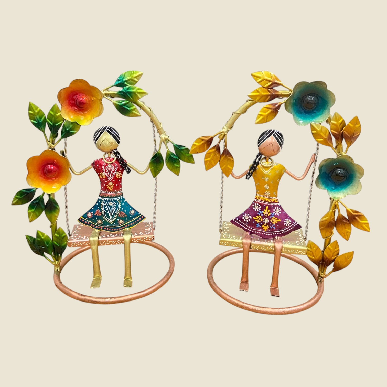 Swinging Girls Figurines – Set of 2