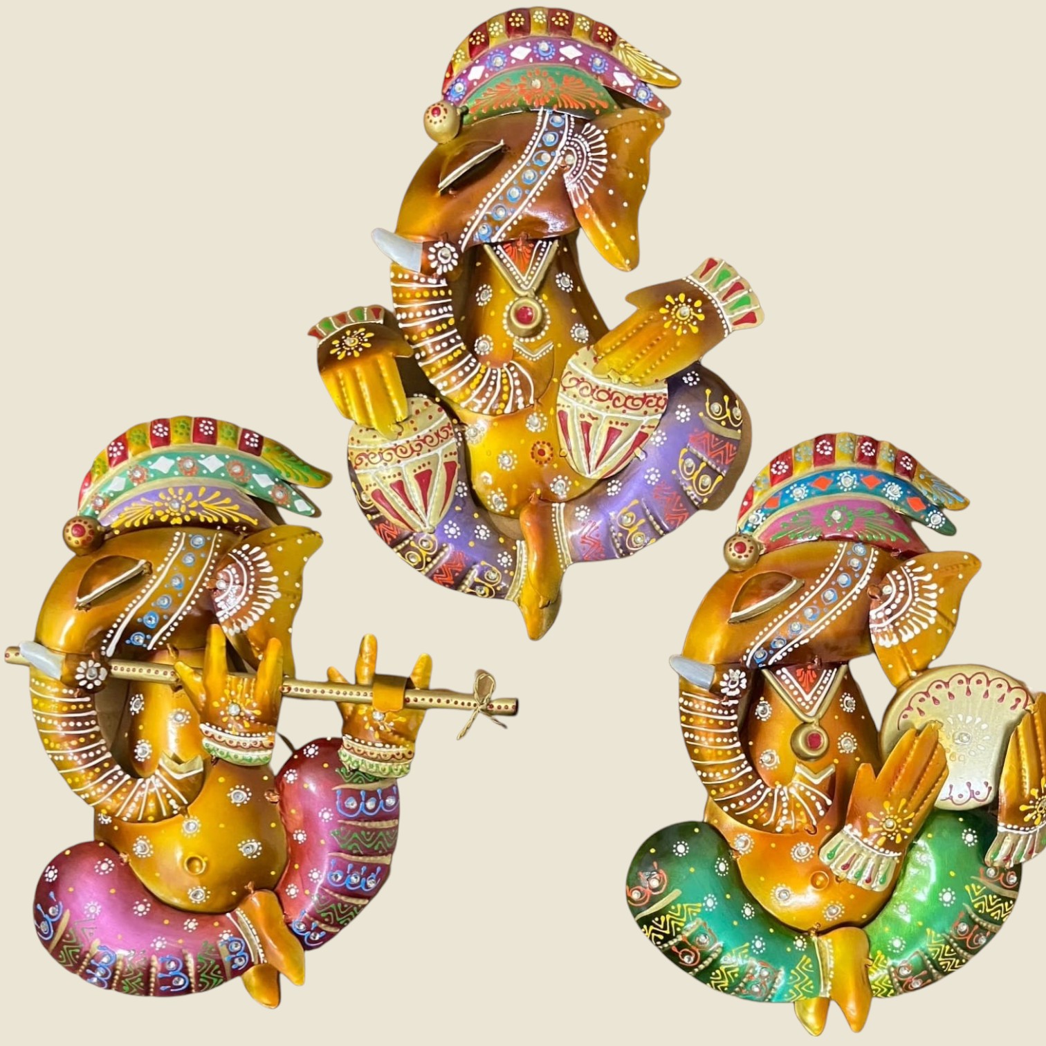 Ganesh Idol - Set of 2