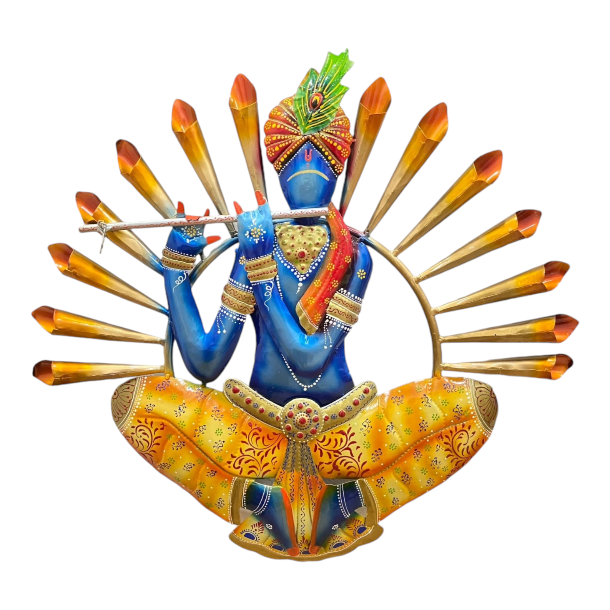 Krishna playing his flute